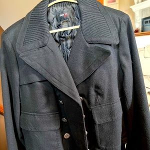 Style & Co. wool black Jacket